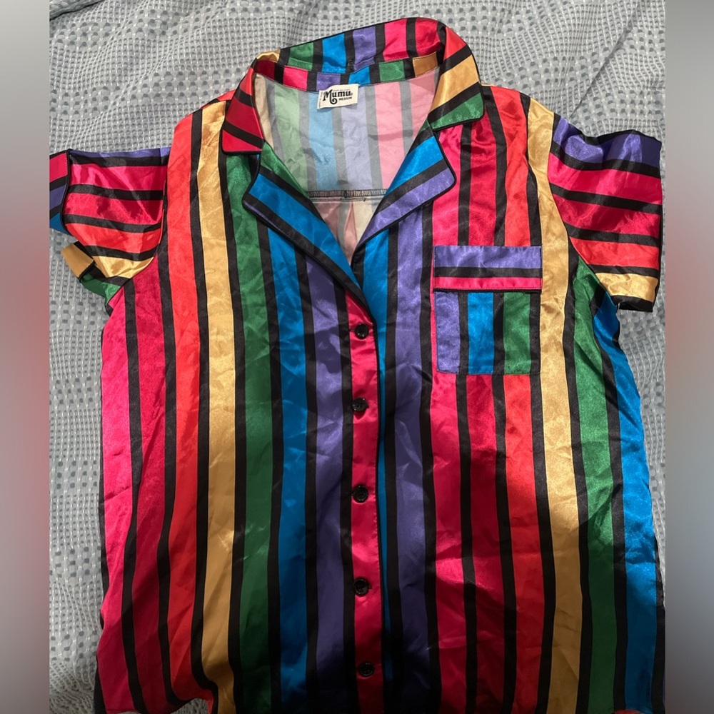Rainbow Show Me Your MuMu Pajama Set